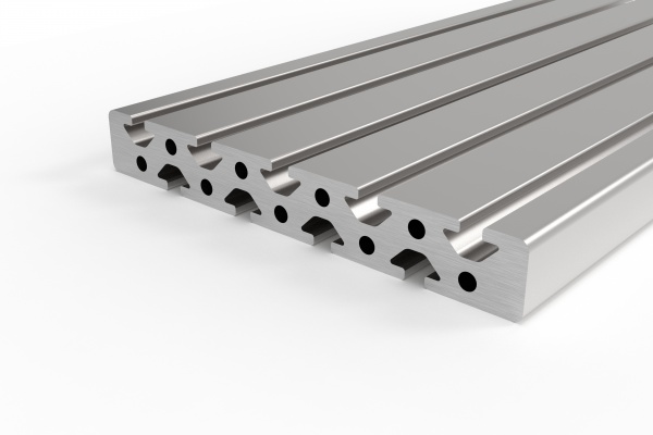 Aluminum profile 200x28 groove 8 heavy I type